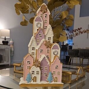 cupcakes & cashmere Pastel Gingerbread Houses